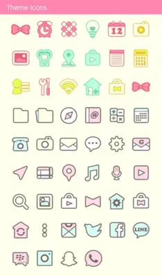 Alpaca Cutie Pie Theme +HOME android App screenshot 0